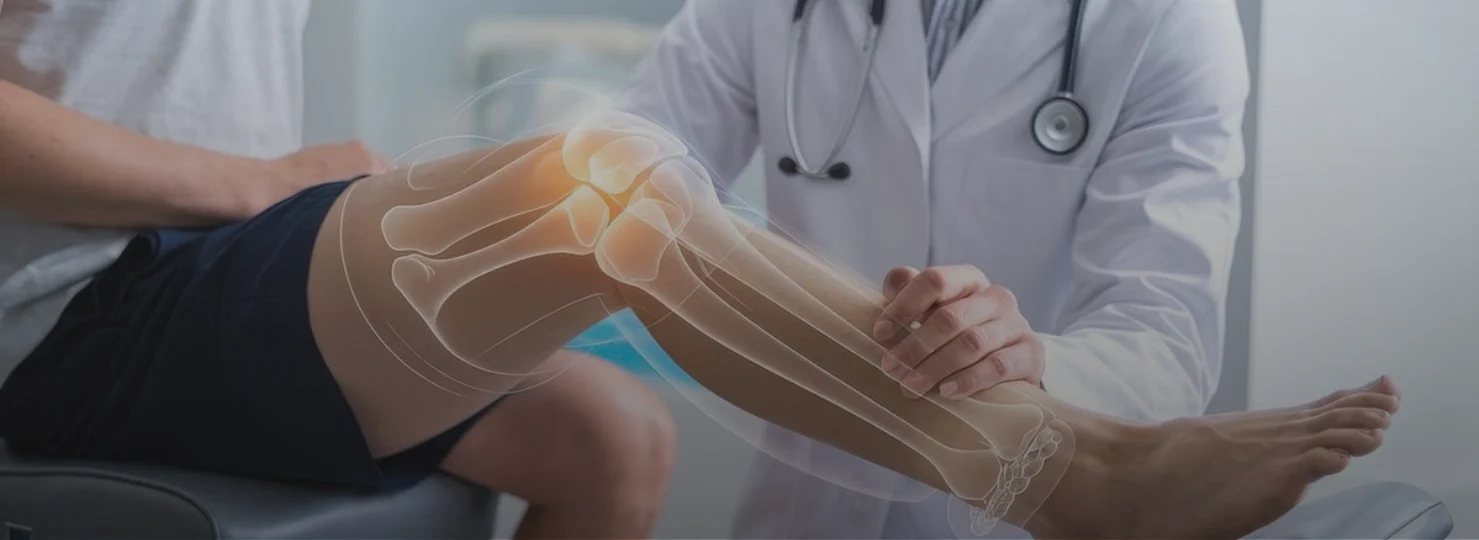 Orthopedic clinic banner background